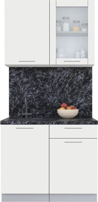 Кухонный гарнитур Интерлиния Мила Пластик 1.0 Б - фото