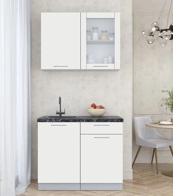 Кухонный гарнитур Интерлиния Мила Пластик 1.0 Б