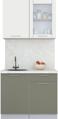 Кухонный гарнитур Интерлиния Мила Пластик 1.0 Б - фото
