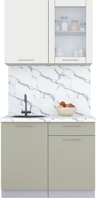 Кухонный гарнитур Интерлиния Мила Пластик 1.0 Б - фото
