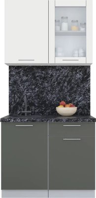 Кухонный гарнитур Интерлиния Мила Пластик 1.0 Б - фото
