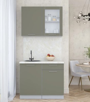 Кухонный гарнитур Интерлиния Мила Пластик 1.0 Б