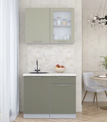 Кухонный гарнитур Интерлиния Мила Пластик 1.0 Б