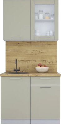 Кухонный гарнитур Интерлиния Мила Пластик 1.0 Б - фото