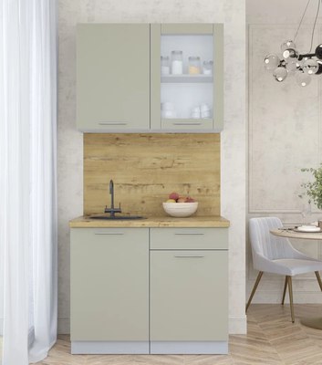 Кухонный гарнитур Интерлиния Мила Пластик 1.0 Б