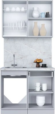 Кухонный гарнитур Интерлиния Мила Пластик 1.0 Б