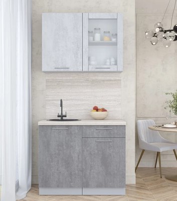 Кухонный гарнитур Интерлиния Мила Пластик 1.0 Б