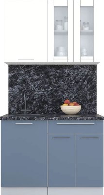 Кухонный гарнитур Интерлиния Мила Пластик 1.1 Б - фото