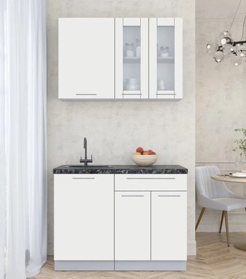 Кухонный гарнитур Интерлиния Мила Пластик 1.1 Б