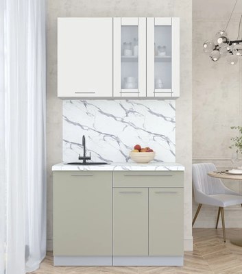 Кухонный гарнитур Интерлиния Мила Пластик 1.1 Б