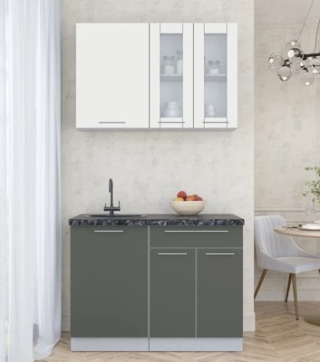 Кухонный гарнитур Интерлиния Мила Пластик 1.1 Б