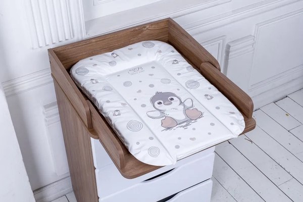 Пеленальный матрас Sweet Baby Pinguino New Crema 48x71