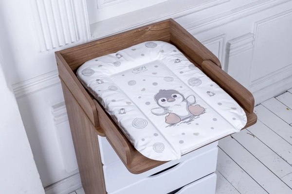 Пеленальный матрас Sweet Baby Pinguino New Grigio 48x71