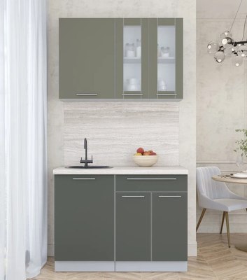 Кухонный гарнитур Интерлиния Мила Пластик 1.1 Б