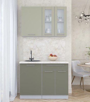 Кухонный гарнитур Интерлиния Мила Пластик 1.1 Б