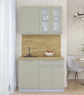 Кухонный гарнитур Интерлиния Мила Пластик 1.1 Б