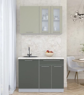 Кухонный гарнитур Интерлиния Мила Пластик 1.1 Б