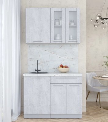 Кухонный гарнитур Интерлиния Мила Пластик 1.1 Б