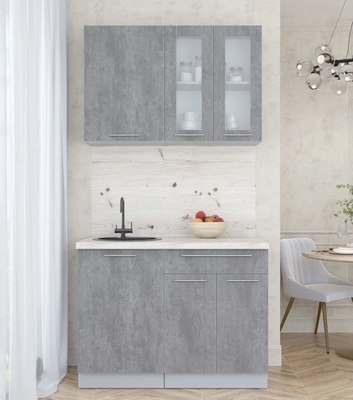 Кухонный гарнитур Интерлиния Мила Пластик 1.1 Б