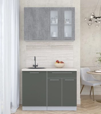 Кухонный гарнитур Интерлиния Мила Пластик 1.1 Б