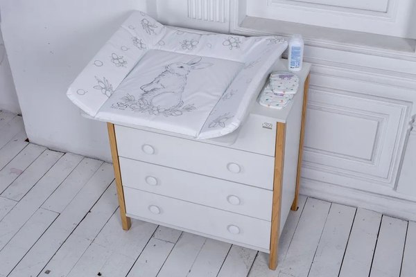 Пеленальный матрас Sweet Baby Foresta Magica Grigio Oliva 80x71