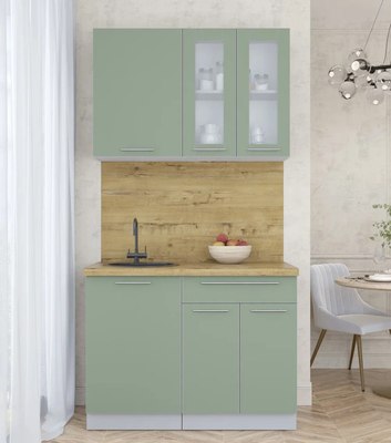 Кухонный гарнитур Интерлиния Мила Пластик 1.1 Б