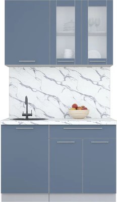 Кухонный гарнитур Интерлиния Мила Пластик 1.2 Б - фото