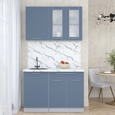 Кухонный гарнитур Интерлиния Мила Пластик 1.2 Б