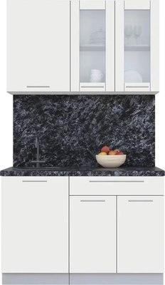 Кухонный гарнитур Интерлиния Мила Пластик 1.2 Б - фото