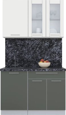 Кухонный гарнитур Интерлиния Мила Пластик 1.2 Б - фото