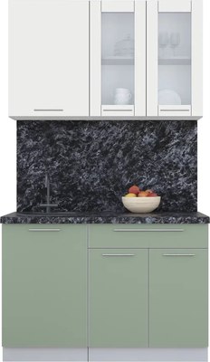 Кухонный гарнитур Интерлиния Мила Пластик 1.2 Б - фото