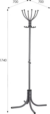 Вешалка для одежды Мебелик М 6