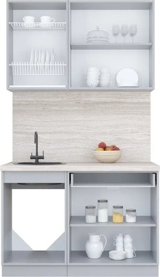 Кухонный гарнитур Интерлиния Мила Пластик 1.2 Б