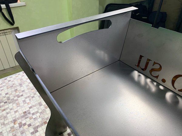 Мангал СИБТЕРМО С упором для коптильни 530x320x300 / 00610205