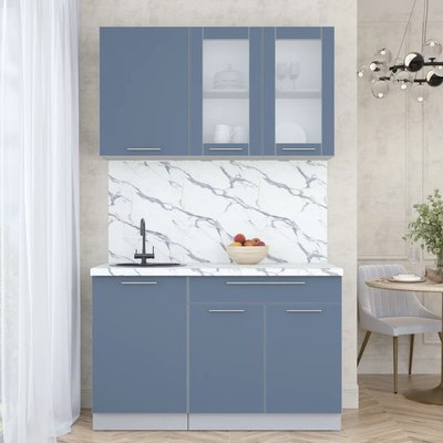 Кухонный гарнитур Интерлиния Мила Пластик 1.3 Б