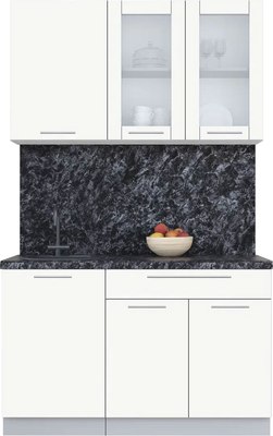 Кухонный гарнитур Интерлиния Мила Пластик 1.3 Б - фото