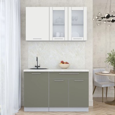 Кухонный гарнитур Интерлиния Мила Пластик 1.3 Б