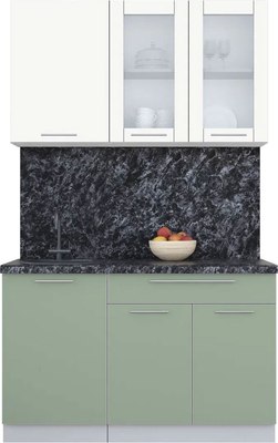 Кухонный гарнитур Интерлиния Мила Пластик 1.3 Б - фото