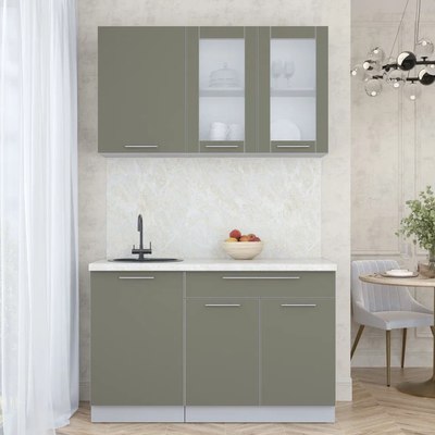 Кухонный гарнитур Интерлиния Мила Пластик 1.3 Б