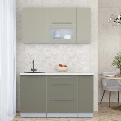 Кухонный гарнитур Интерлиния Мила Пластик 1.3 Б