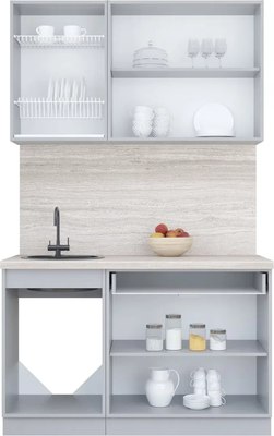 Кухонный гарнитур Интерлиния Мила Пластик 1.3 Б