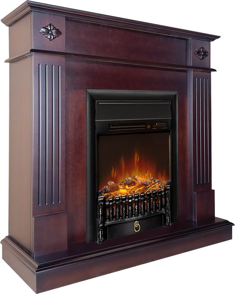 Каминокомплект Смолком Brighton STD-ASP Fobos FX M Black RC