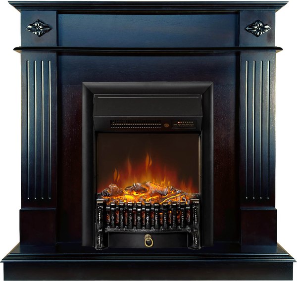 Каминокомплект Смолком Brighton STD-ASP Fobos FX M Black RC - фото
