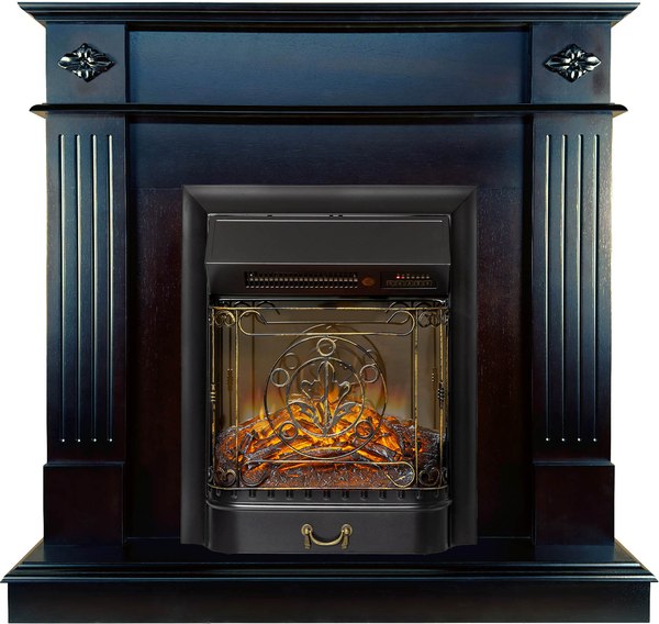Каминокомплект Смолком Brighton STD-ASP Majestic FX M Black RC - фото