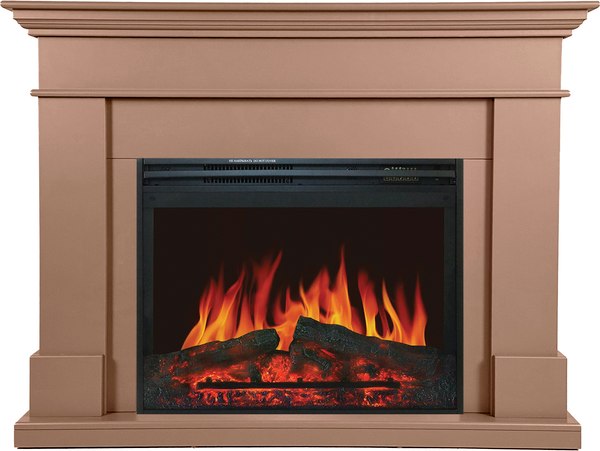 Каминокомплект Смолком California  MB/JUP/SYM26 Jupiter FX N Black Mocha Mousse 17-1230 - фото