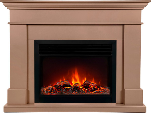 Каминокомплект Смолком California  MB/JUP/SYM26 Moonblaze Deluxe-S BL LT Mocha Mousse (17-1230 Pantone 2025) - фото