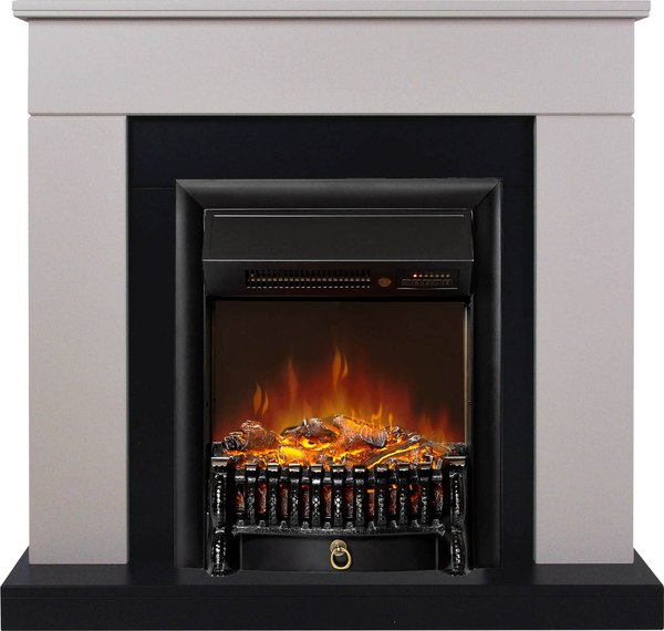 Каминокомплект Смолком Detroit STD-ASP Fobos FX M Black RC - фото