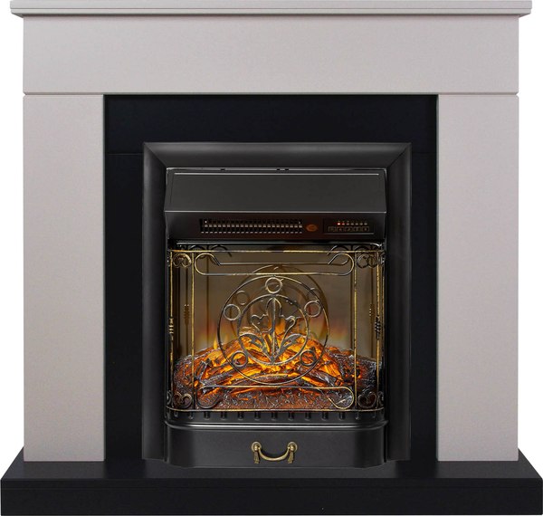 Каминокомплект Смолком Detroit STD-ASP Majestic FX M Black RC - фото