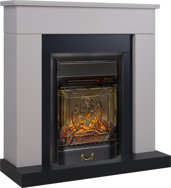 Каминокомплект Смолком Detroit STD-ASP Majestic FX M Black RC