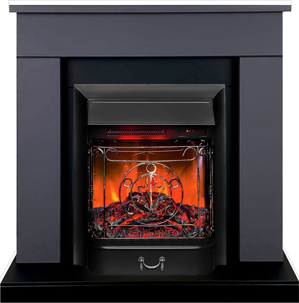 Каминокомплект Смолком Detroit STD-ASP Majestic FX M Black RC - фото